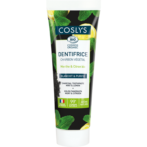 Dentifrice charbon menthe-citron - 1